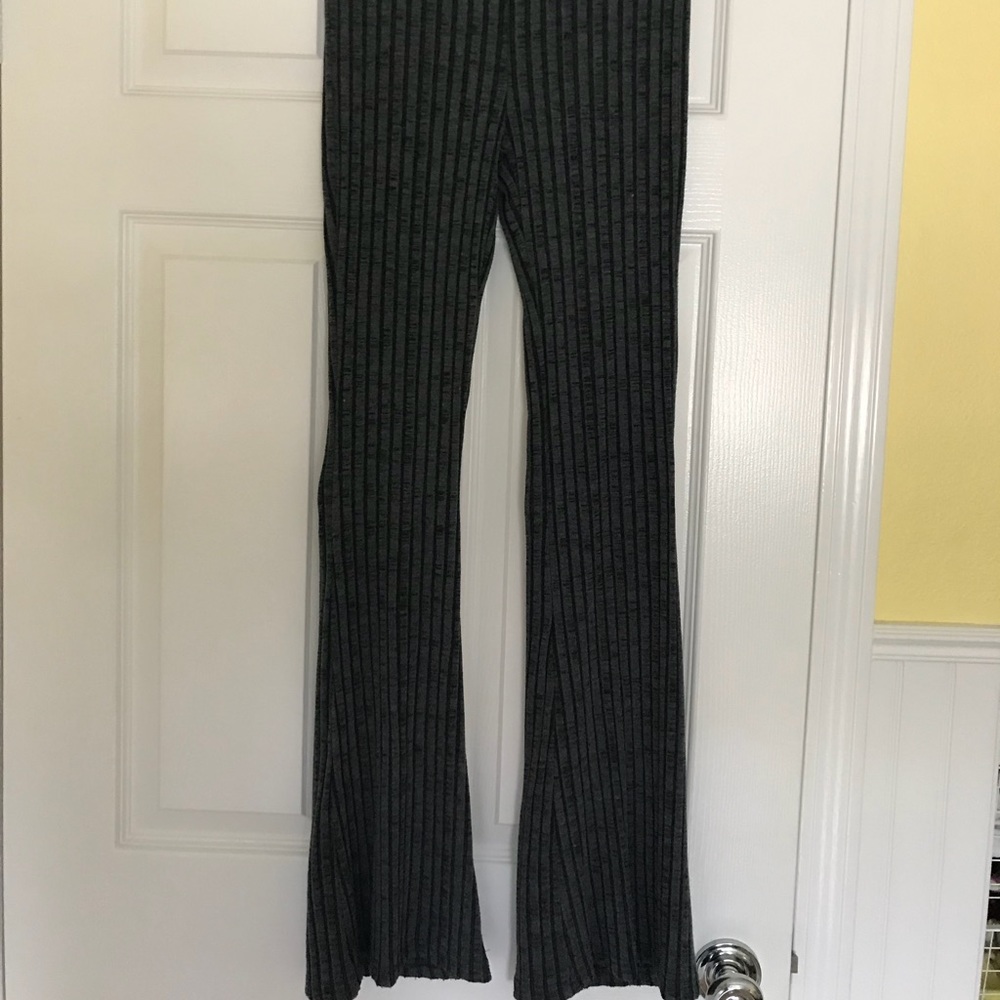 Stripe Bell bottom pants